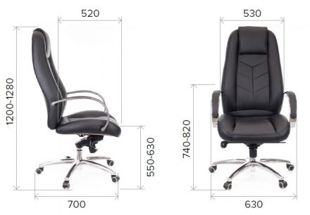 Кресло Everprof Drift Lux M Кожа Коричневый