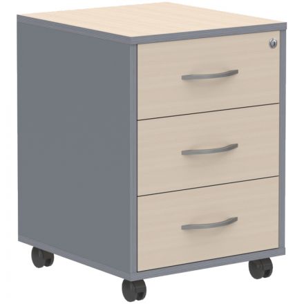 Тумба подкатная с фолдингом Skyland Imago/Клен Металлик, 412*450*551, ТМ-3.А Тумба подкатная с фолдингом Skyland Imago/Клен Металлик, 412*450*551, ТМ-3.А