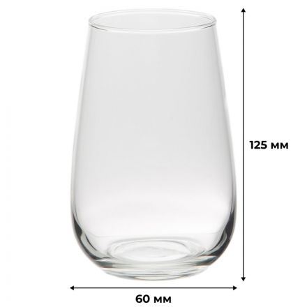 Набор стаканов высокий Габи 400 мл, 6шт/уп