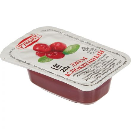 Джем Руконт порц. клюква 20г/шт 20 шт/уп Джем Руконт порц. клюква 20г/шт 20 шт/уп