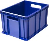Ящик 400х300х230 сплошной, с ручками синий Ящик 400х300х230 сплошной, с ручками синий