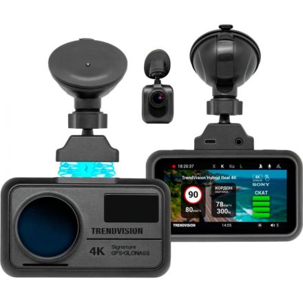 Автомобильный видеорегистратор TrendVision Hybrid Signature REAL 4K 2CH Автомобильный видеорегистратор TrendVision Hybrid Signature REAL 4K 2CH