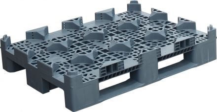 Паллет 1085х812х225 мм для бутылок серый Паллет 1085х812х225 мм для бутылок серый