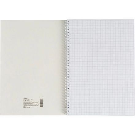 Тетрадь общая А4 120л клетка Attache Cristal,спир,обл.мел.карт
