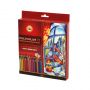 Карандаши цветные художественные Koh-I-Noor "Polycolor 3837", 72цв., заточен.+ 2 точилки+3 ч/гр. кар. 1500, картон, европодвес (ПОД ЗАКАЗ)