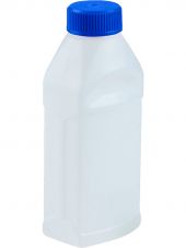 Бутыль п/э 0,5л. прямоугольная, с пробкой цв. неокрашенный