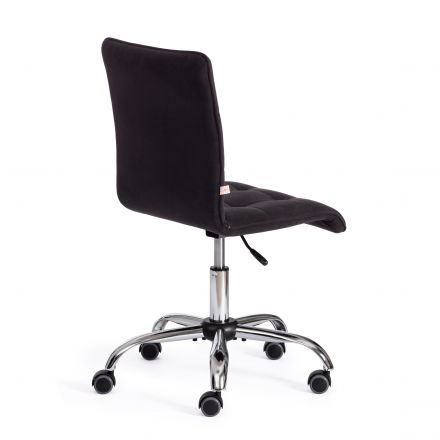 Кресло Tetchair ZERO, флок , черный, 35 Кресло Tetchair ZERO, флок , черный, 35