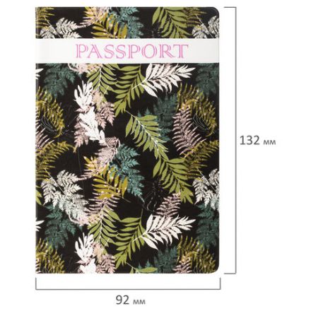 Обложка для паспорта "Тропики", ПВХ, фотопечать ассорти, STAFF, 237592 Обложка для паспорта "Тропики", ПВХ, фотопечать ассорти, STAFF, 237592
