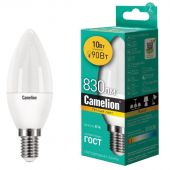 Лампа светодиодная Camelion LED10-C35/830/E14 10Вт 220В