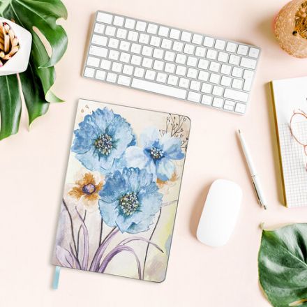 Блокнот А5 (143x210 мм), BRAUBERG VISTA "Delicate flowers", под кожу, гибкий, 80 л., 112077 Блокнот А5 (143x210 мм), BRAUBERG VISTA "Delicate flowers", под кожу, гибкий, 80 л., 112077