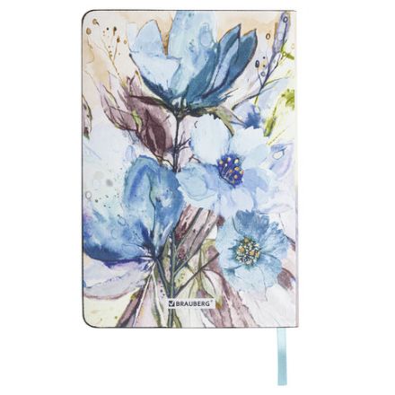 Блокнот А5 (143x210 мм), BRAUBERG VISTA "Delicate flowers", под кожу, гибкий, 80 л., 112077 Блокнот А5 (143x210 мм), BRAUBERG VISTA "Delicate flowers", под кожу, гибкий, 80 л., 112077