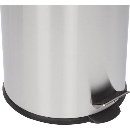 Ведро мусорное с педалью и доводчиком Luscan 30 л, матовое, нерж сталь