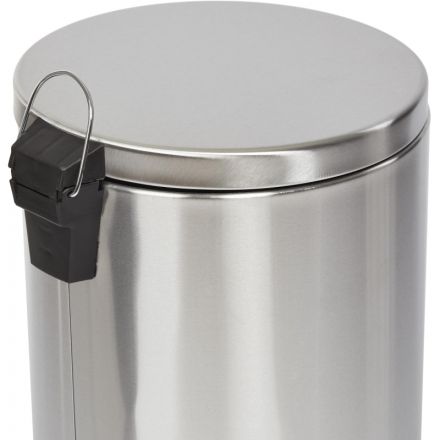 Ведро мусорное с педалью и доводчиком Luscan 30 л, матовое, нерж сталь