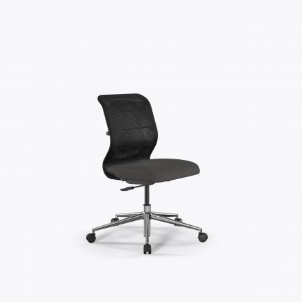 Кресло Sit 8 M4-9 - X2+Bahama /Uh00/Wh12(M01.B23.G18.W01) Черный-Тем.серый