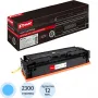 Картридж лазерный Комус 054 H C голубой, повышенной ёмкости для Canon MF645/643/641/623