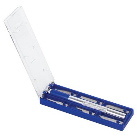 Нож макетный ОСТРОВ СОКРОВИЩ, 6 разновидностей лезвий, металл, пластиковый футляр, 237161 Нож макетный ОСТРОВ СОКРОВИЩ, 6 разновидностей лезвий, металл, пластиковый футляр, 237161