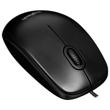 Мышь проводная LOGITECH M100, USB, 2 кнопки + 1 колесо-кнопка, оптическая, черно-серая Мышь проводная LOGITECH M100, USB, 2 кнопки + 1 колесо-кнопка, оптическая, черно-серая
