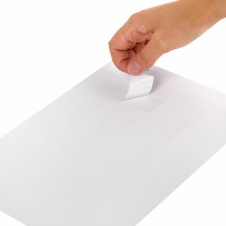 Этикетка самоклеящаяся 38х21,2 мм, 65 этикеток, белая, 80 г/м2, 100 листов, STAFF BASIC, 115681 Этикетка самоклеящаяся 38х21,2 мм, 65 этикеток, белая, 80 г/м2, 100 листов, STAFF BASIC, 115681