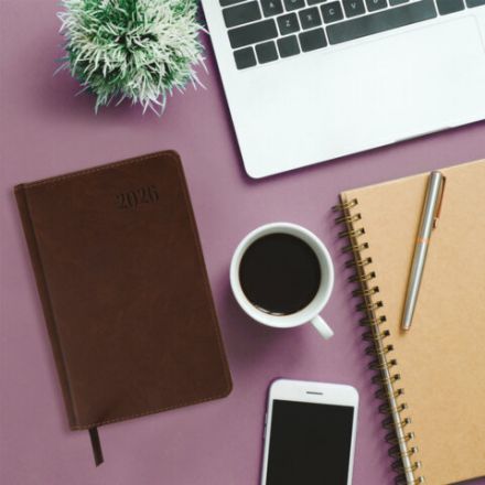 Ежедневник датированный 2026, А5, 138х213 мм, BRAUBERG "Impression", под кожу, коричневый, 117511 Ежедневник датированный 2026, А5, 138х213 мм, BRAUBERG "Impression", под кожу, коричневый, 117511