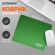 Коврик для мыши SONNEN "GREEN", резина + ткань, 220х180х3 мм, 513305