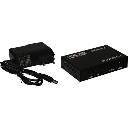 Разветвитель HDMI 1=>4 , каскадируемый , 1.4v+3D Telecom <TTS5020