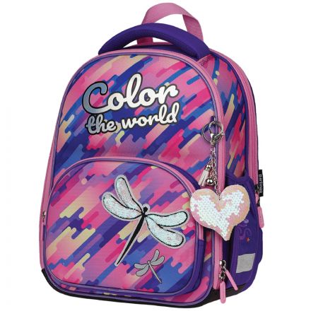 Ранец Berlingo Profi "Color the world" 36*28*14см, 2 отделения, 4 кармана, анатомическая спинка Ранец Berlingo Profi "Color the world" 36*28*14см, 2 отделения, 4 кармана, анатомическая спинка