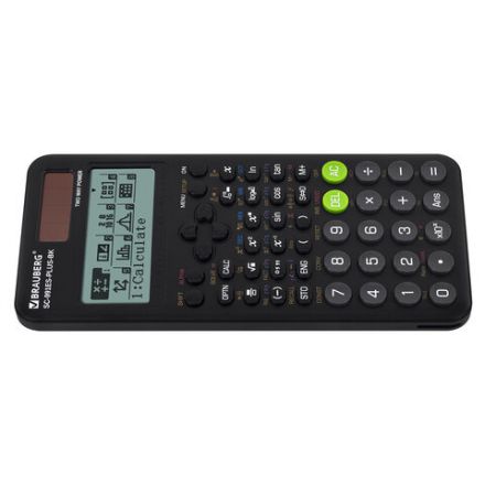 Калькулятор инженерный BRAUBERG SC-991ES-PLUS-BK (164х80 мм), 552 функции, 10+2 разряда, ЧЕРНЫЙ, 272651