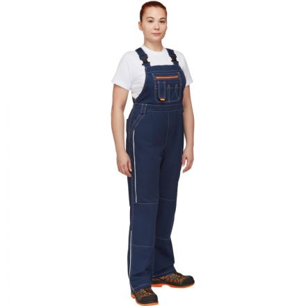 Полукомбинезон жен. л34-ПК син/вас (р.48-50) 158-164 (мод.ПОЛ226)