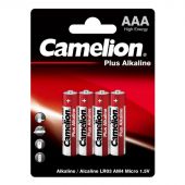 Батарейки Camelion AAA/LR 03 Plus Alkaline BL-4 1.5В(4 шт в уп.) Батарейки Camelion AAA/LR 03 Plus Alkaline BL-4 1.5В(4 шт в уп.)