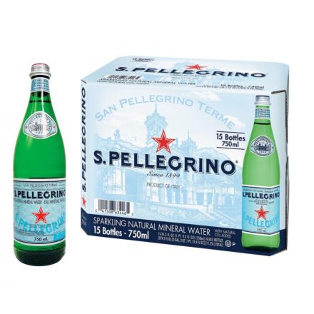Вода минеральная San Pellegrino питьевая газ стекло, 0,75 л Вода минеральная San Pellegrino питьевая газ стекло, 0,75 л