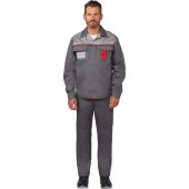 Костюм рабочий летний л10-КБР т-сер/св-сер(р.48-50) 158-164