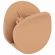Крабы для волос НАБОР 3 шт., 4 см / 5 см / 11 см, soft touch, коричневый, MONTE VITA (МОНТЕ ВИТА), 457031