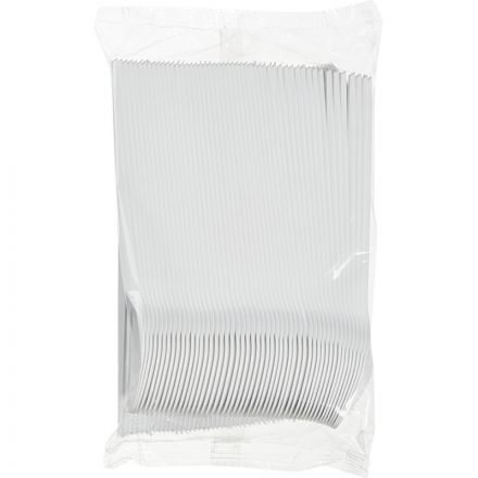 Ложка одноразовая чайная 125мм, белая, ПС 6000 шт/кор Ложка одноразовая чайная 125мм, белая, ПС 6000 шт/кор