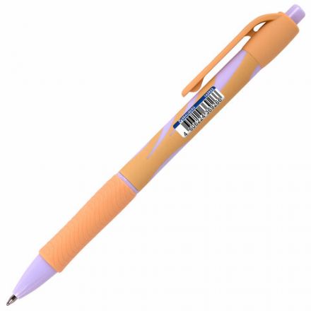 Ручка шариковая автоматическая BRAUBERG ULTRA-RT PASTEL, СИНЯЯ, 0,7 мм, линия 0,35 мм, 143933