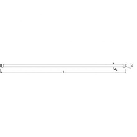 Лампа светодиодная OSRAM ST8B-1.2M 18W/865 230VAC DE 4058075377561