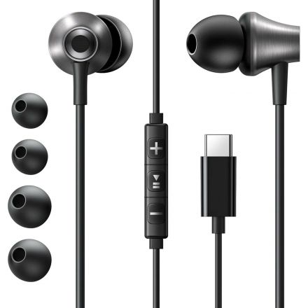 Наушники Ugreen EP105 (35754) In-Ear Earphones Type-C черный Наушники Ugreen EP105 (35754) In-Ear Earphones Type-C черный