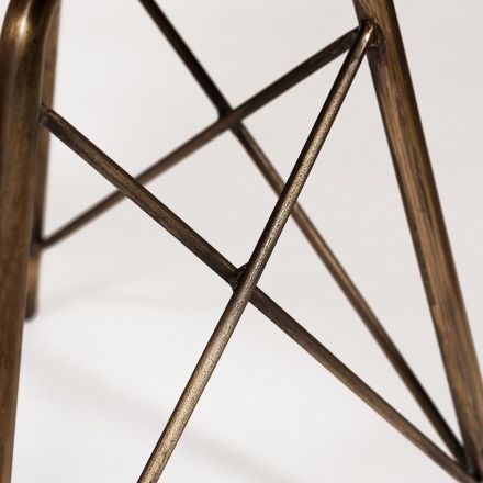 Кресло Secret de Maison Имес Булл/Eames Bull (мод. M-17668) металл/кожа буйвола, 61х49х80см, античная медь/коричневый
