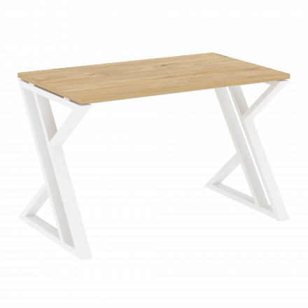 Loft Стол рабочий VR.L-SRZ-2.7 Тиквуд светлый/Белый металл 1180*720*750
