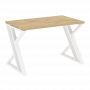 Loft Стол рабочий VR.L-SRZ-2.7 Тиквуд светлый/Белый металл 1180*720*750