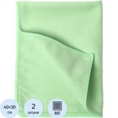 Салфетка хозяйственная HQ Profiline д/глян пов 30х40см 170г/м2 зелен 2шт/уп Салфетка хозяйственная HQ Profiline д/глян пов 30х40см 170г/м2 зелен 2шт/уп