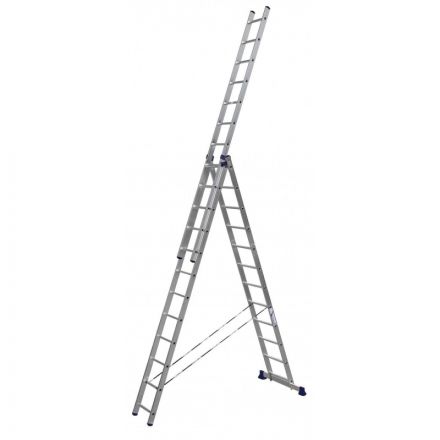 Лестница Алюмет алюминиевая трехсекционная 3x12 5312