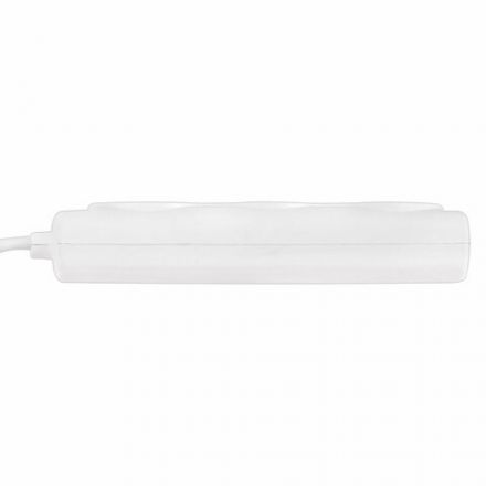 Удлинитель Р16-010, 3 розетки без заземления, 5 м, 2х0,75 мм, 1300 Вт, белый, 564