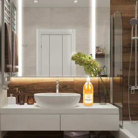 Мыло-крем жидкое 1 л ЗОЛОТОЙ ИДЕАЛ "Бархатистый апельсин-манго", дозатор, 608287 Мыло-крем жидкое 1 л ЗОЛОТОЙ ИДЕАЛ "Бархатистый апельсин-манго", дозатор, 608287