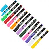 Набор акриловых маркеров Deli S583 классические цвета 12штук S583