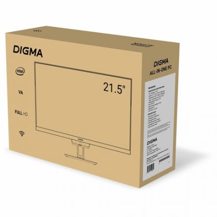 Моноблок DIGMA Action 21,5", Intel N95, 8 Гб, SSD 256 Гб, Windows 11 Pro, клавиатура + мышь, черный, DM21N9-8CXW01 Моноблок DIGMA Action 21,5", Intel N95, 8 Гб, SSD 256 Гб, Windows 11 Pro, клавиатура + мышь, черный, DM21N9-8CXW01
