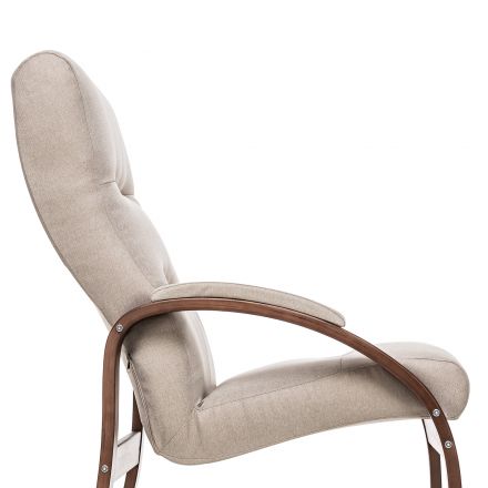 Кресло Leset Лион, Орех текстура, Малмо 05, Ткань Рогожка Кресло Leset Лион, Орех текстура, Малмо 05, Ткань Рогожка