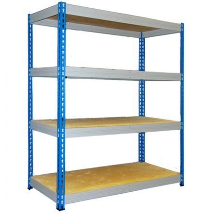 Стеллаж металлический MZ_МКФ15614-2.0 груз. 4 полки 1525х610х2000 Стеллаж металлический MZ_МКФ15614-2.0 груз. 4 полки 1525х610х2000