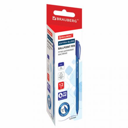 Ручка шариковая масляная BRAUBERG "Extra Glide Tone", СИНЯЯ, трехгранная, узел 0,7 мм, линия письма 0,35 мм, 142924 Ручка шариковая масляная BRAUBERG "Extra Glide Tone", СИНЯЯ, трехгранная, узел 0,7 мм, линия письма 0,35 мм, 142924