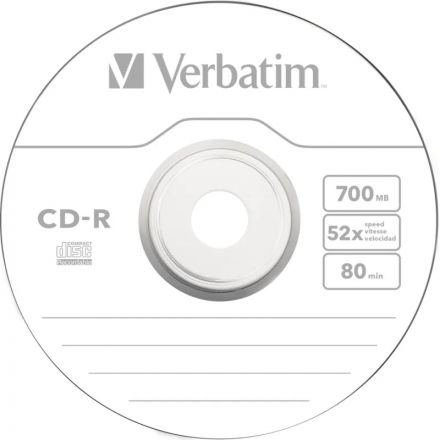 Носители информации Verbatim CD-R 700 Mb 52x DL Extra Protect 50 шт. в упаковке 43787