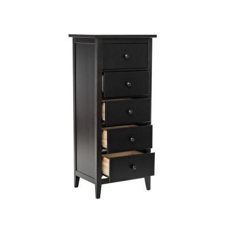 Leset Комод "Мира-5" (Комод 05), Чёрный